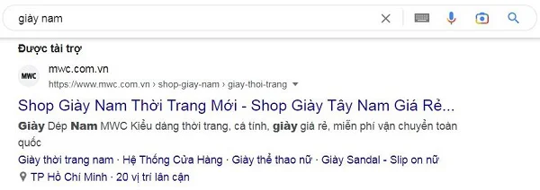 quảng cáo tìm kiếm