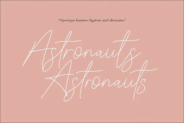 các kiểu chữ calligraphy