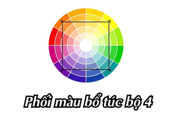 nguyên tắc phối màu bổ túc bộ 4