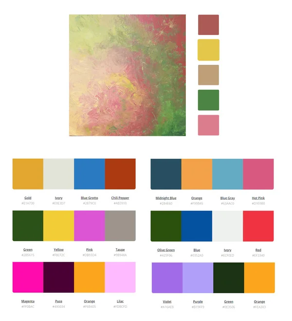 quy tắc split complementary