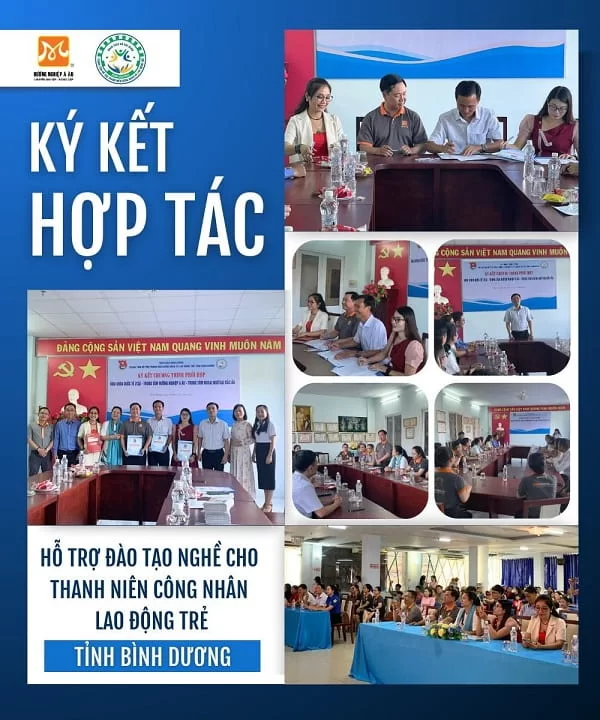 lễ ký kết chương trình của hướng nghiệp á âu