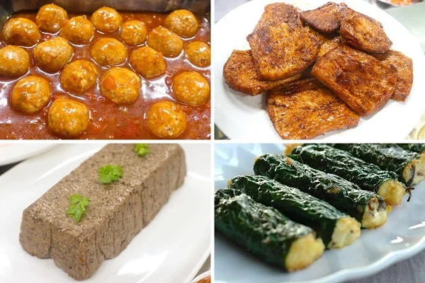 nhân bánh mì chay