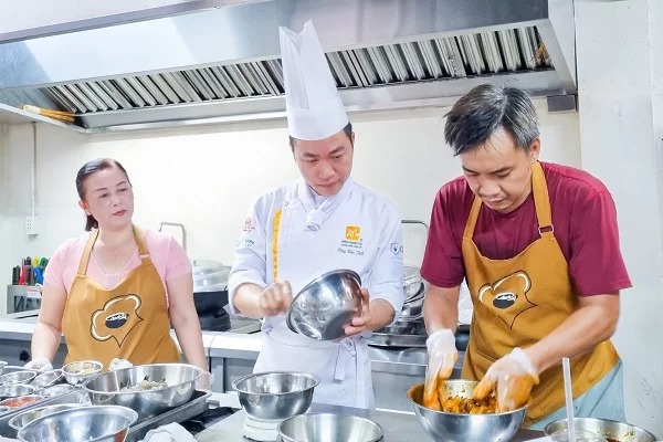 lớp làm tôm sấy dẻo