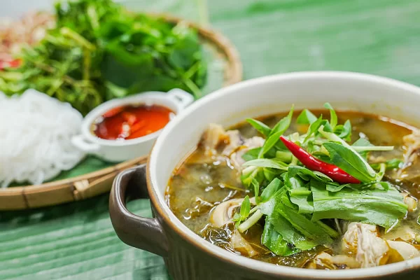 học nấu lẩu gà lá giang