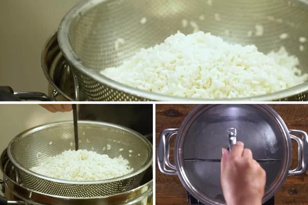 Thời gian hấp xôi