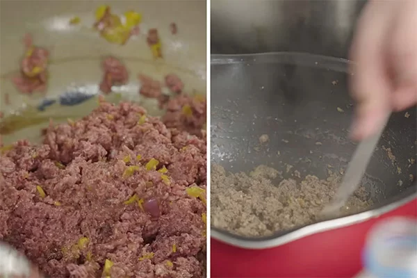 Ướp và xào săn thịt chim bồ câu