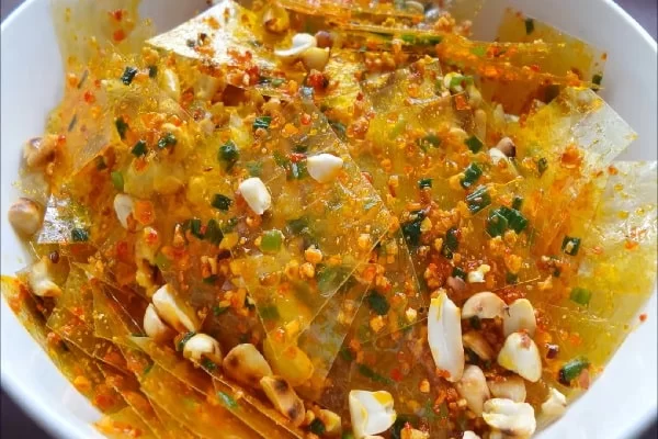 bánh tráng trộn sa tế