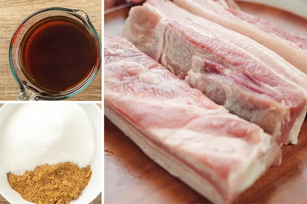 Nguyên liệu làm thịt ngâm nước mắm