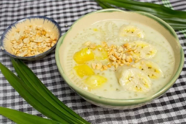 cách nấu chè chuối chưng khoai lang