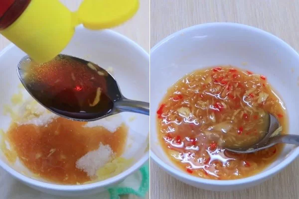 Công thức nước chấm ốc