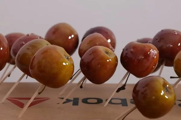 Kẹo hồ lô táo giòn giòn,