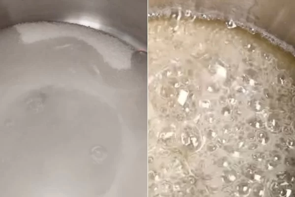 Nấu nước đường làm kẹo