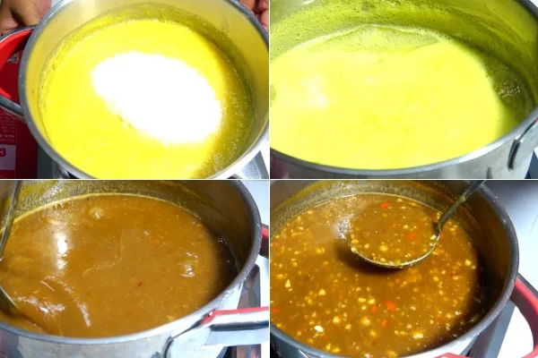 Nấu thơm với mắm nêm