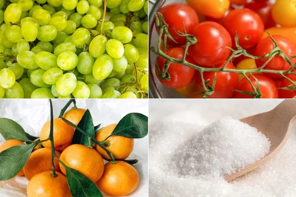 Nguyên liệu làm kẹo hồ lô trái cây