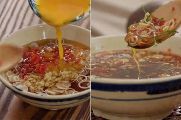 Pha nước mắm với các nguyên liệu khác