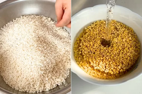 Sơ chế nguyên liệu nấu xôi