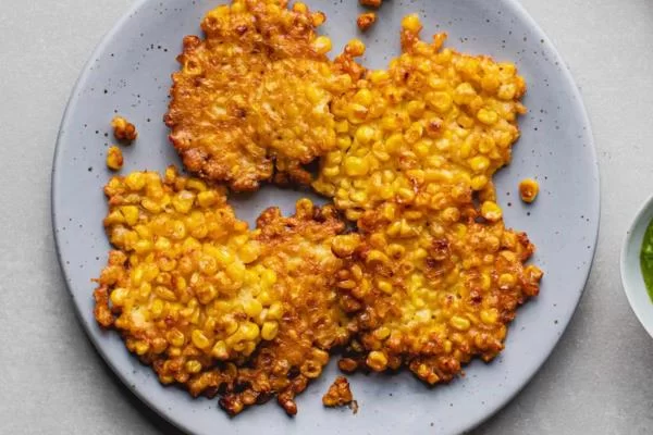 bánh ngô chiên ngon