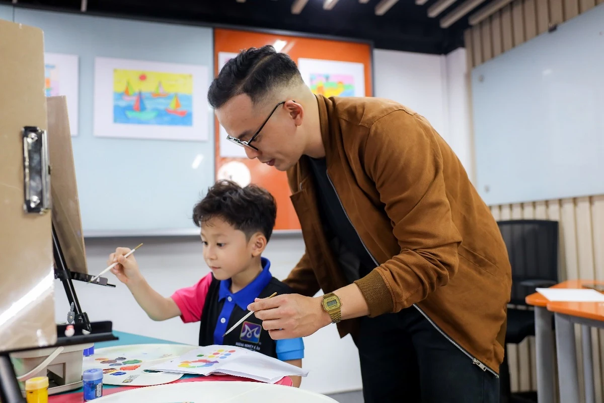 bé trải nghiệm tại sự kiện mathnasiums day