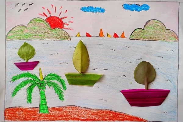 kỹ năng tạo hình bằng hoạt động xé dán