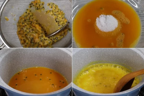 Làm sốt chanh leo cá hồi