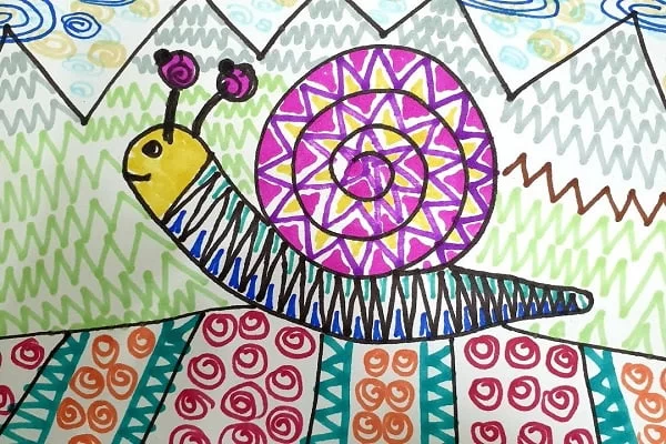 nét vẽ xoắn ốc