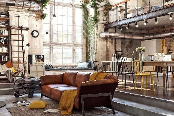 phong cách industrial