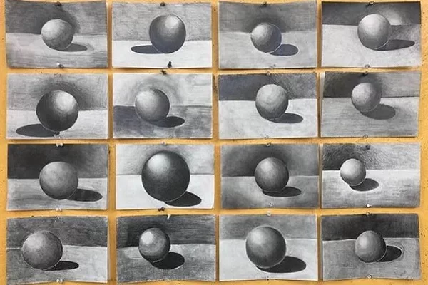 phương pháp vẽ bóng