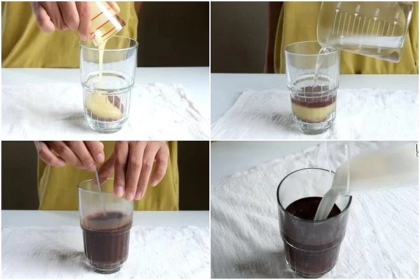 cách pha cacao đá