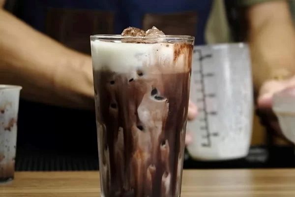 cách pha cacao sữa đá