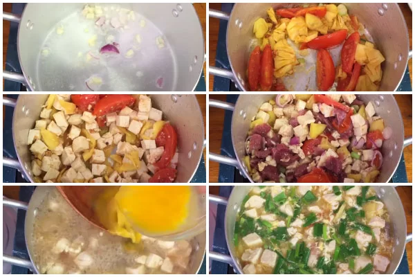 Canh trứng cà chua thịt bò giàu dinh dưỡng