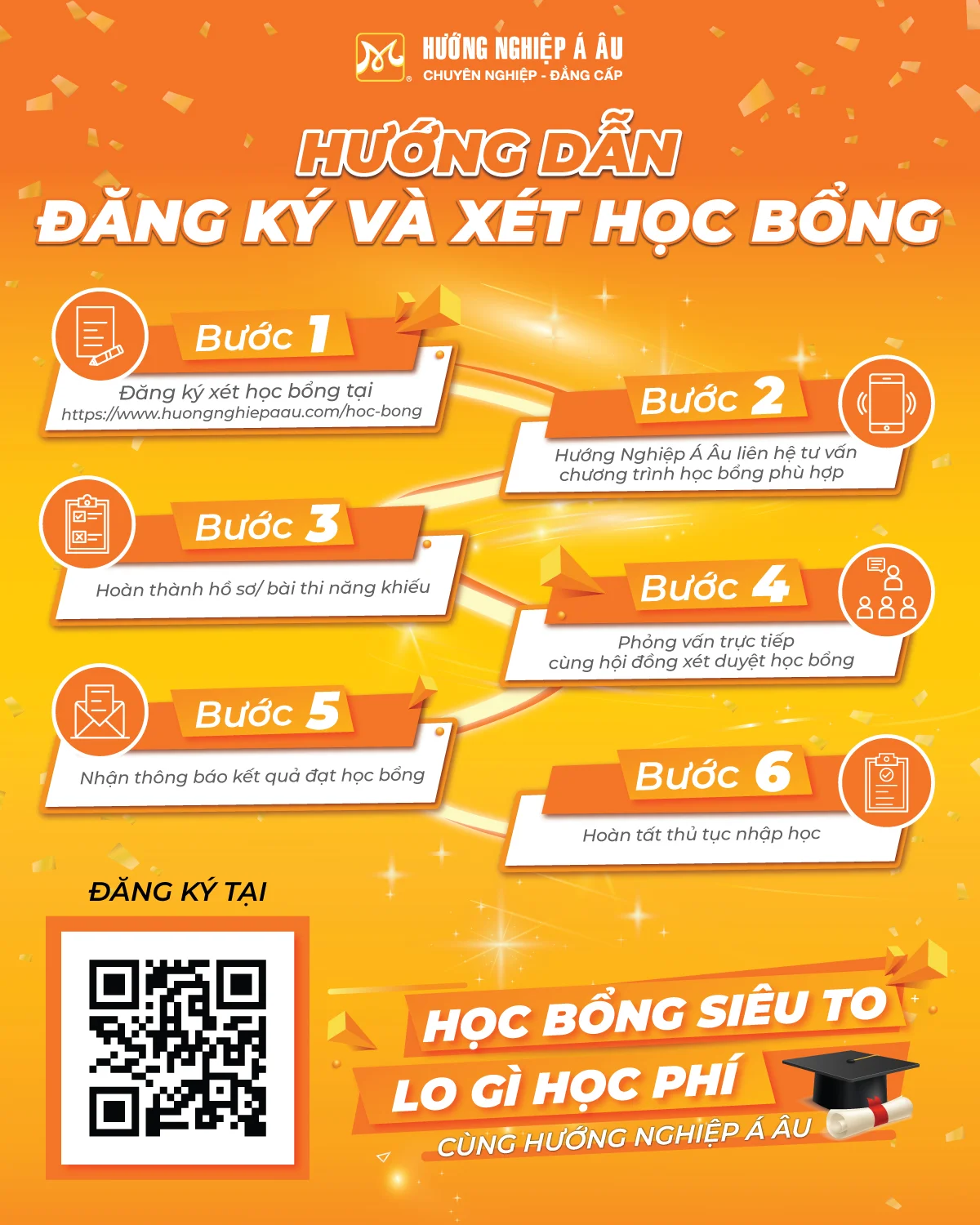 hướng dẫn đăng ký học bổng siêu to - lo gì học phí