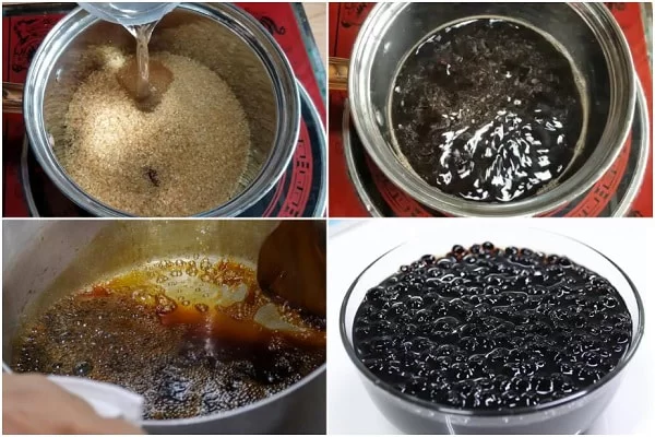 làm siro đường đen