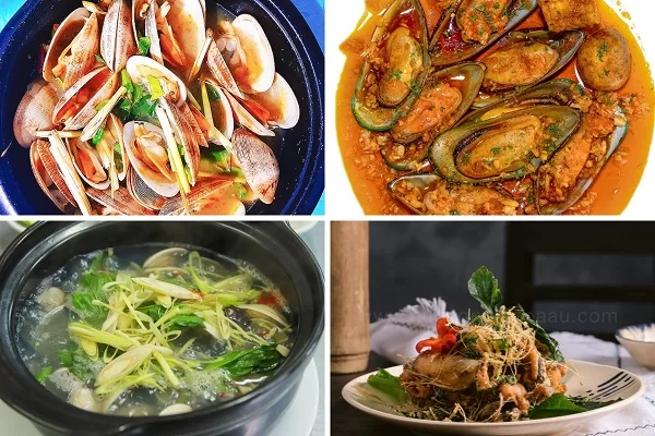 hoc-lam-hai-san-hap học làm hải sản hấp