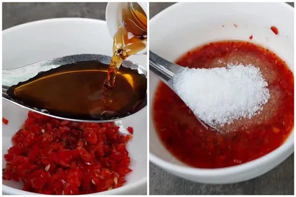 Làm nước xốt nướng ốc tỏi