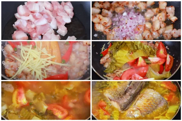 Cách làm cá chép om dưa ngon