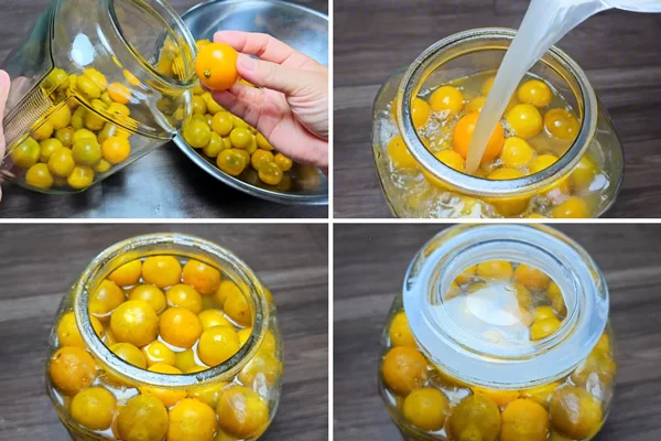 Các bước làm tắc muối