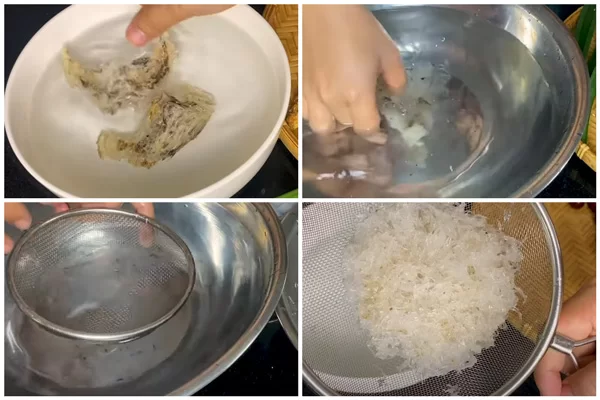 Cách nhặt lông yến sạch