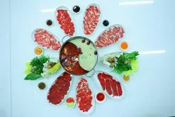 trình bày lẩu bò triều châu