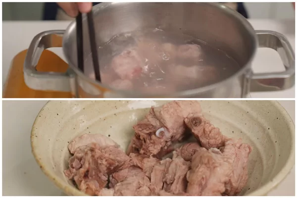 Chan xuong heo de xuong heo duoc sach