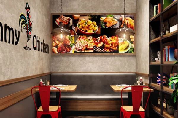 Lựa chọn mô hình quán gà rán phù hợp