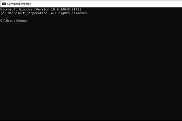 Cách Chạy Command Prompt