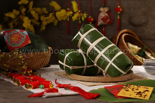 cách làm bánh tét nhân ngọt