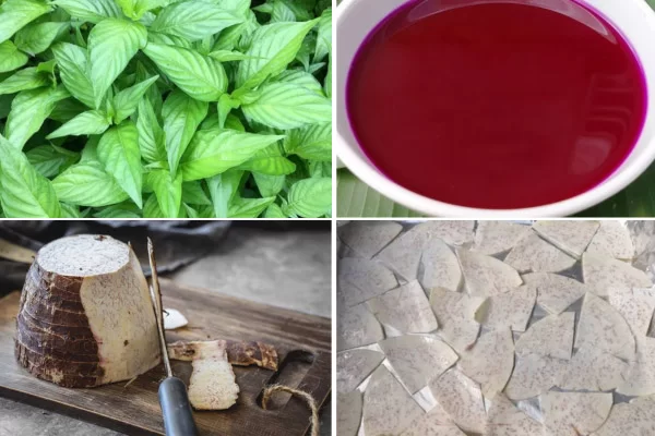 đong nước lá cẩm theo công thức