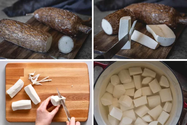 Hấp bánh khoai mì