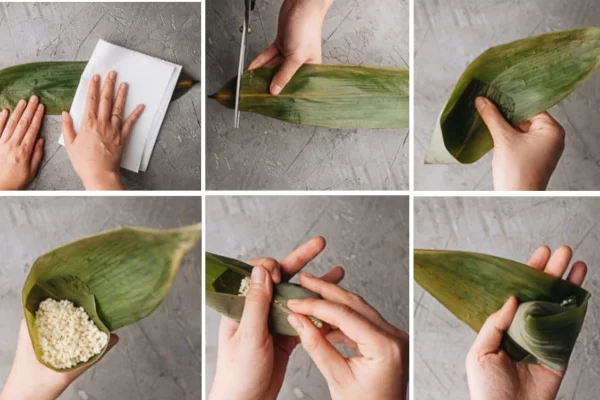 Lá tre phải được làm sạch