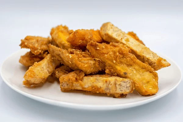 Món bánh khoai môn chiên giòn ngon