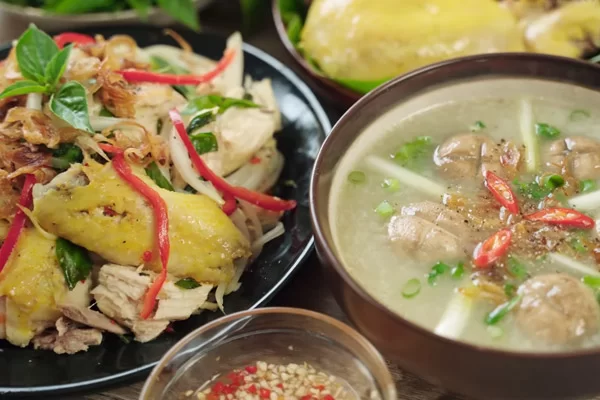 Hoàn thành cháo gà