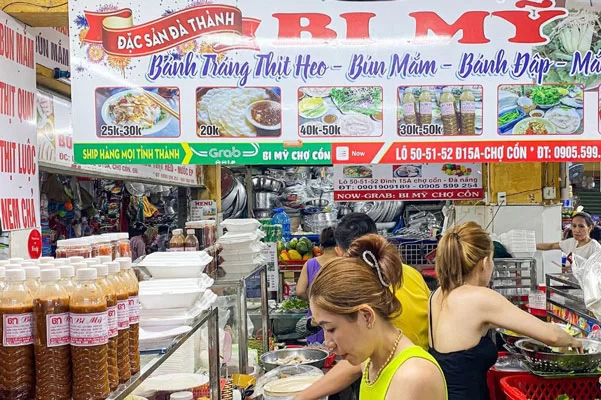 Bánh tráng cuốn thịt heo