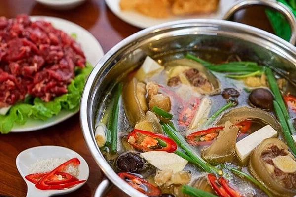 Thực đơn quán lẩu bò đặc sắc
