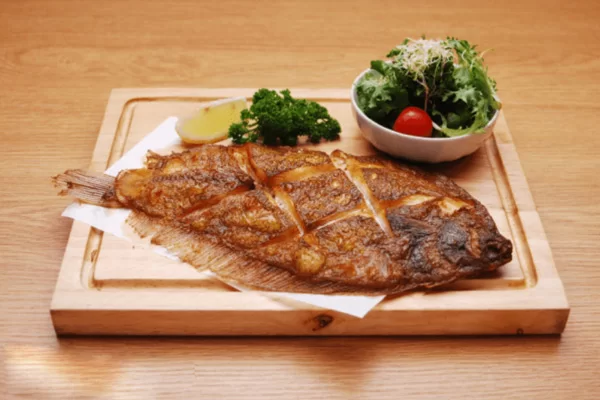 Cá bơn nướng muối ớt